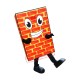 Brick Wall Mascot Costume Brick Wall Mascot Costume