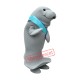 Friendly Manatee Mascot Costume Friendly Manatee Mascot Costume