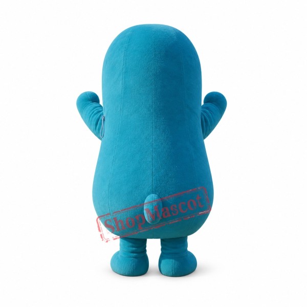 Blue Manatee Mascot Costume