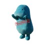 Blue Manatee Mascot Costume
