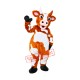 Friendly Yellow Cow Mascot Costume Friendly Yellow Cow Mascot Costume