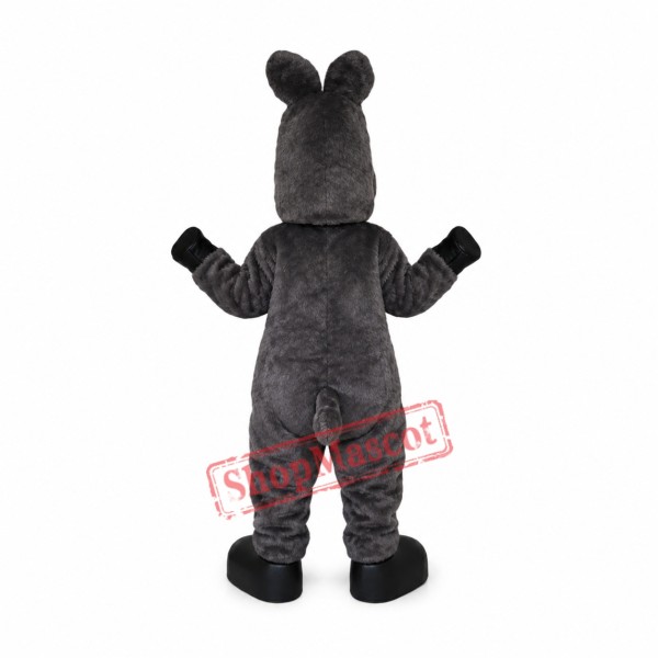 Happy Realistic Donkey Mascot Costume