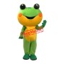 Superb Friendly Lightweight Frog Mascot Costume