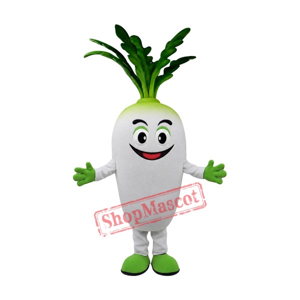 Happy Lightweight Radish Mascot Costume Happy Lightweight Radish Mascot Costume