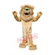 Friendly Realistic Lion Mascot Costume