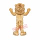 Friendly Realistic Lion Mascot Costume