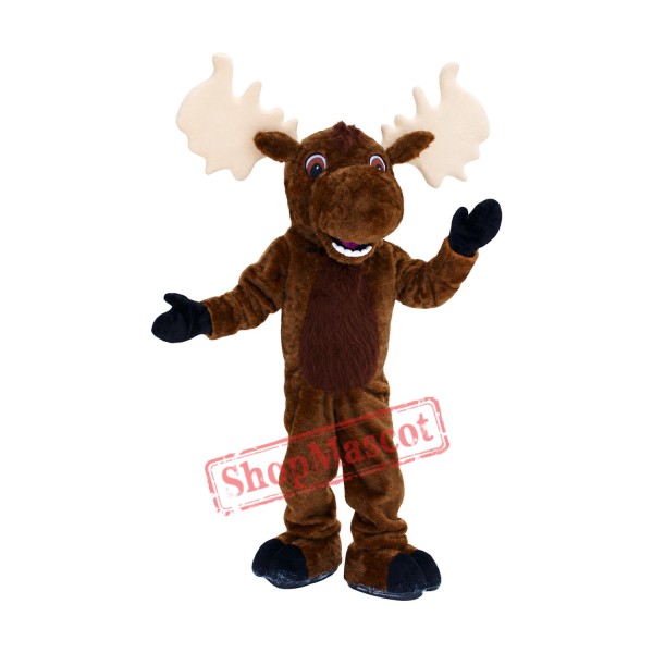 Power Lightweight Moose Mascot Costume