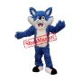 Blue Lightweight Wolf Mascot Costume