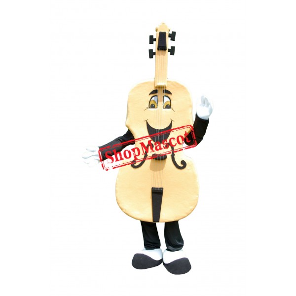 Friendly Lightweight Cello Mascot Costume