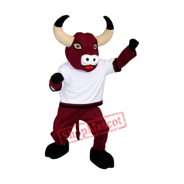 Superb Lightweight Red Bull Mascot Costume