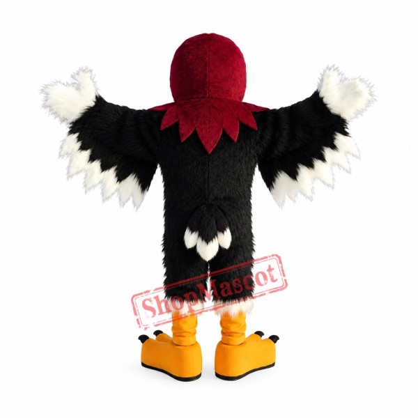 Red & Black Eagle Mascot Costume Red & Black Eagle Mascot Costume