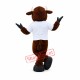 Friendly Power Buffalo Mascot Costume Friendly Power Buffalo Mascot Costume