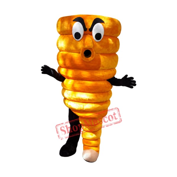Friendly Tornado Mascot Costume Friendly Tornado Mascot Costume