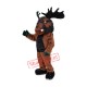 Fierce Lightweight Moose Mascot Costume Fierce Lightweight Moose Mascot Costume