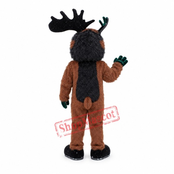 Fierce Lightweight Moose Mascot Costume Fierce Lightweight Moose Mascot Costume