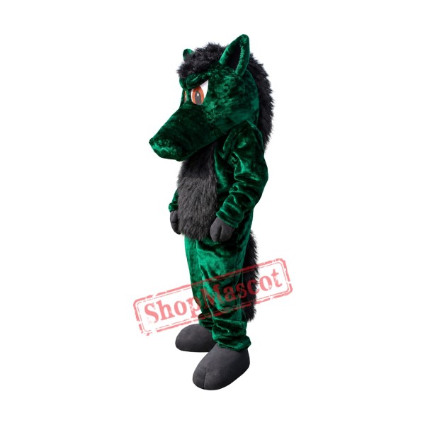 Friendly Lightweight Green Horse Mascot Costume