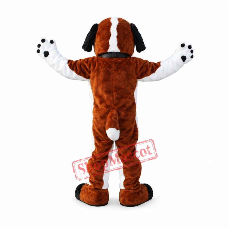 Superb St. Bernard Dog Mascot Costume Superb St. Bernard Dog Mascot Costume