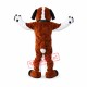 Superb St. Bernard Dog Mascot Costume Superb St. Bernard Dog Mascot Costume