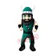 Green Suit Viking Mascot Costume