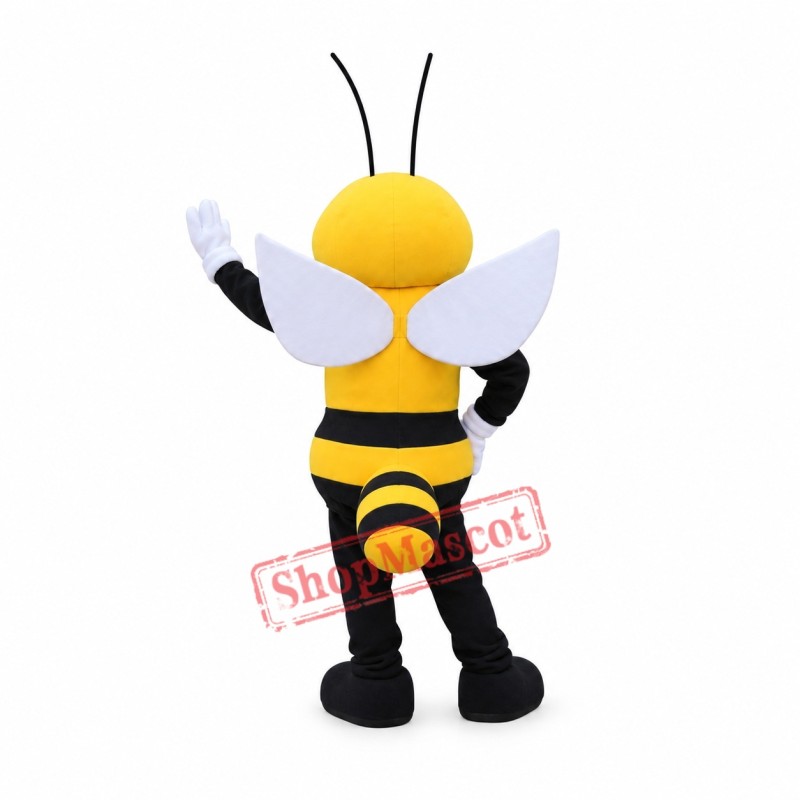 Friendly Realistic Bee Mascot Costume Friendly Realistic Bee Mascot Costume