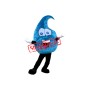 Friendly Water Drop Mascot Costume