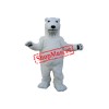 Friendly Realistic Lightweight Polar Bear Mascot Costume