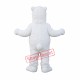 Friendly Realistic Lightweight Polar Bear Mascot Costume Friendly Realistic Lightweight Polar Bear Mascot Costume