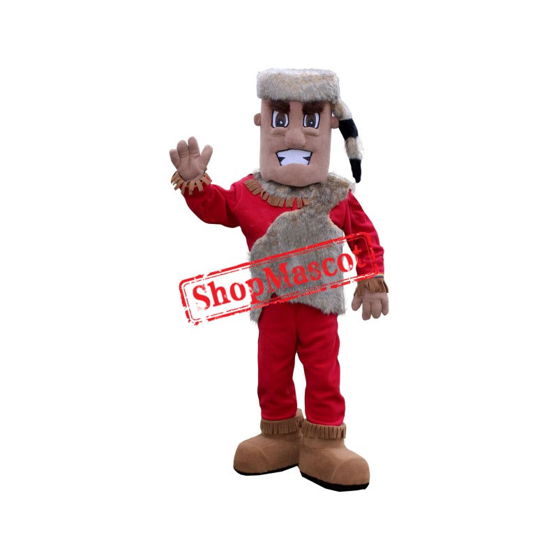Friendly Realistic Indian Mascot Costume