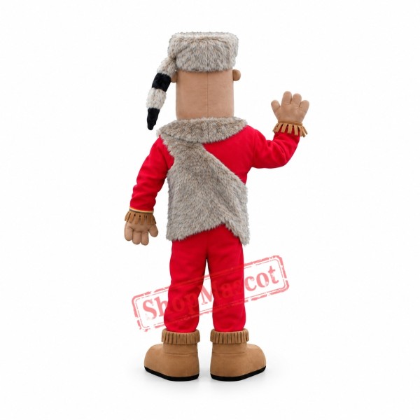 Friendly Realistic Indian Mascot Costume