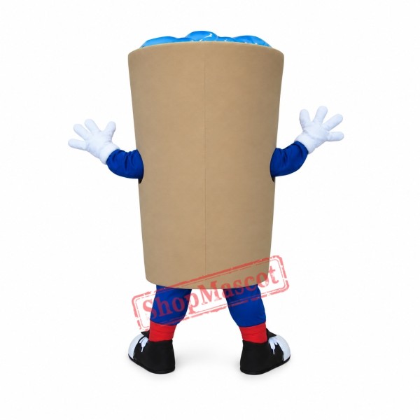 Iced Coffee Cup Mascot Costume Iced Coffee Cup Mascot Costume