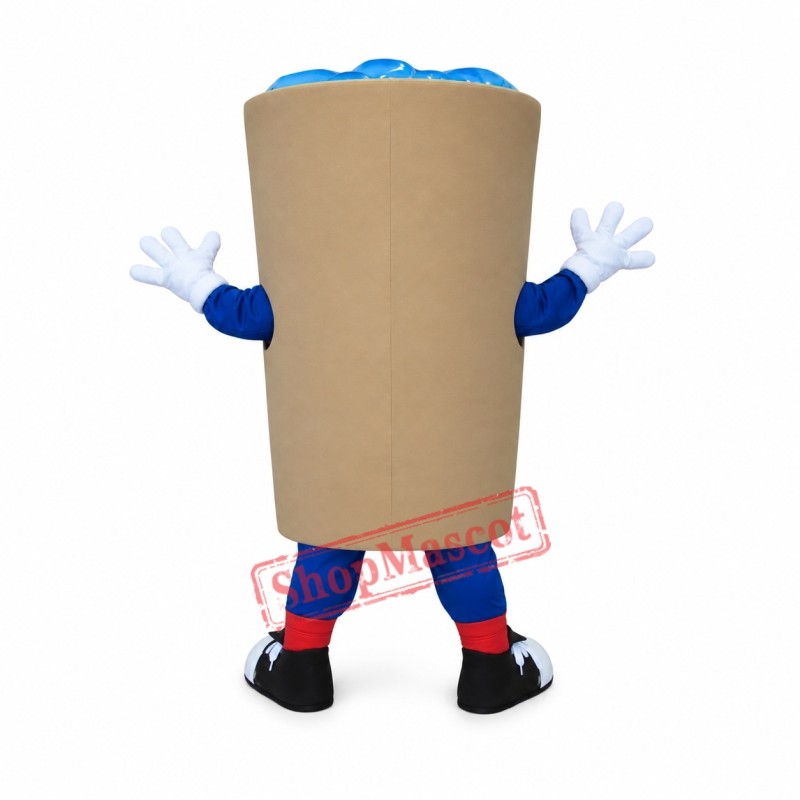 Iced Coffee Cup Mascot Costume Iced Coffee Cup Mascot Costume