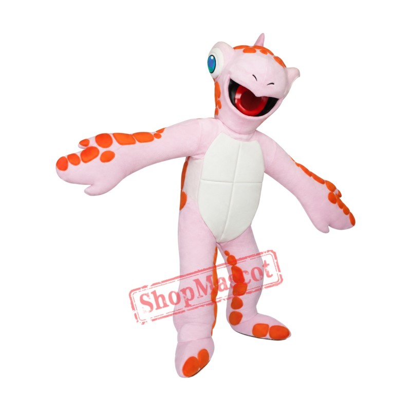 Pink Sea Turtle Mascot Costume Pink Sea Turtle Mascot Costume