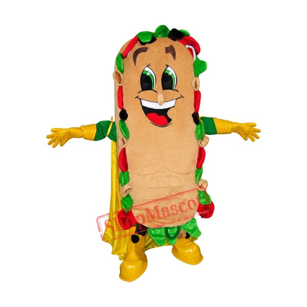 Happy Sandwich Mascot Costume Happy Sandwich Mascot Costume
