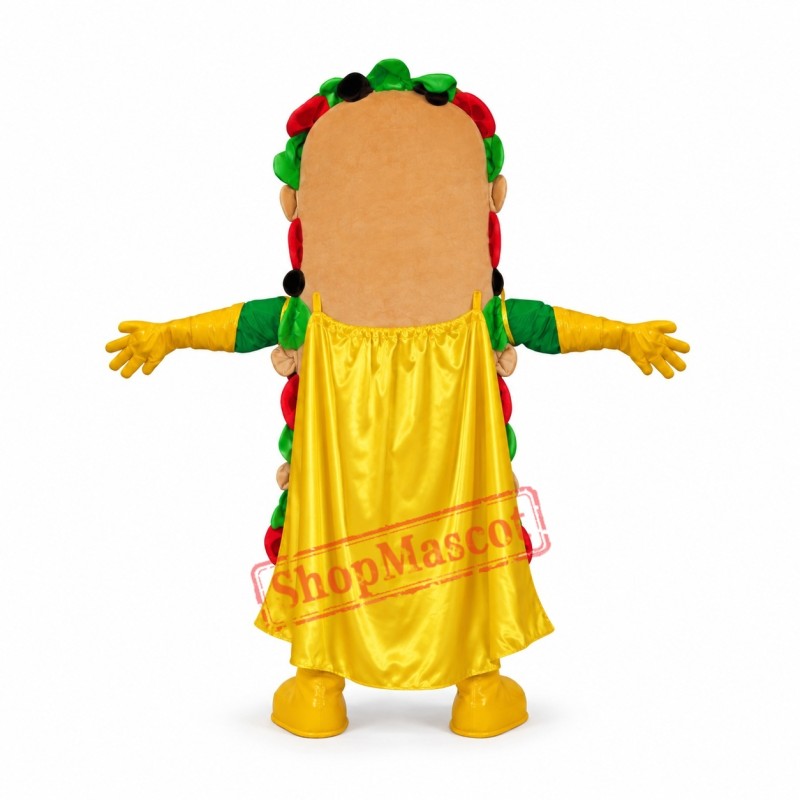 Happy Sandwich Mascot Costume Happy Sandwich Mascot Costume