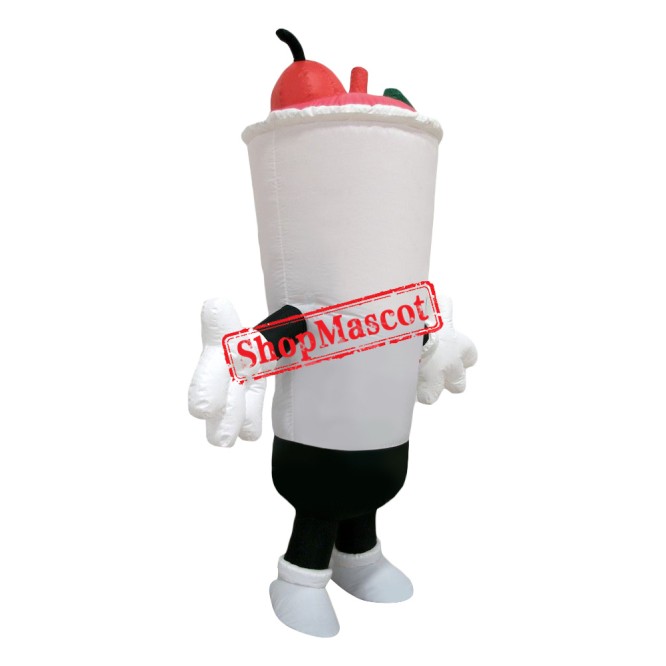 Cherry Limeade Drink Mascot Costume