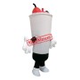 Cherry Limeade Drink Mascot Costume