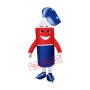 Happy Lightweight Toothpaste Mascot Costume