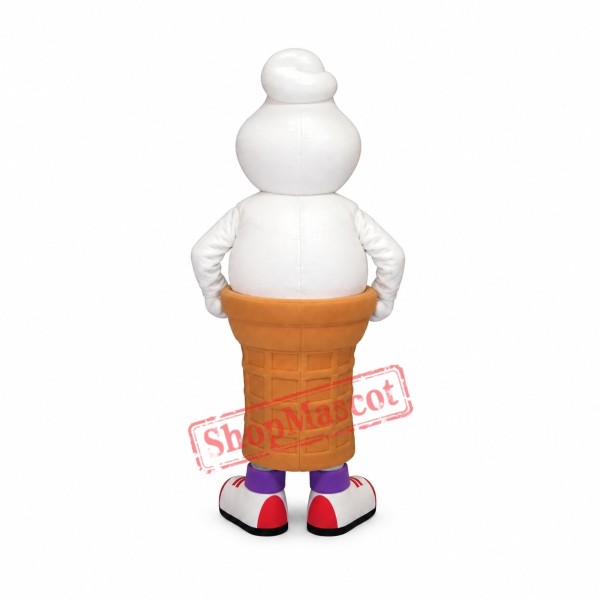 Friendly Lightweight Ice Cream Mascot Costume Friendly Lightweight Ice Cream Mascot Costume