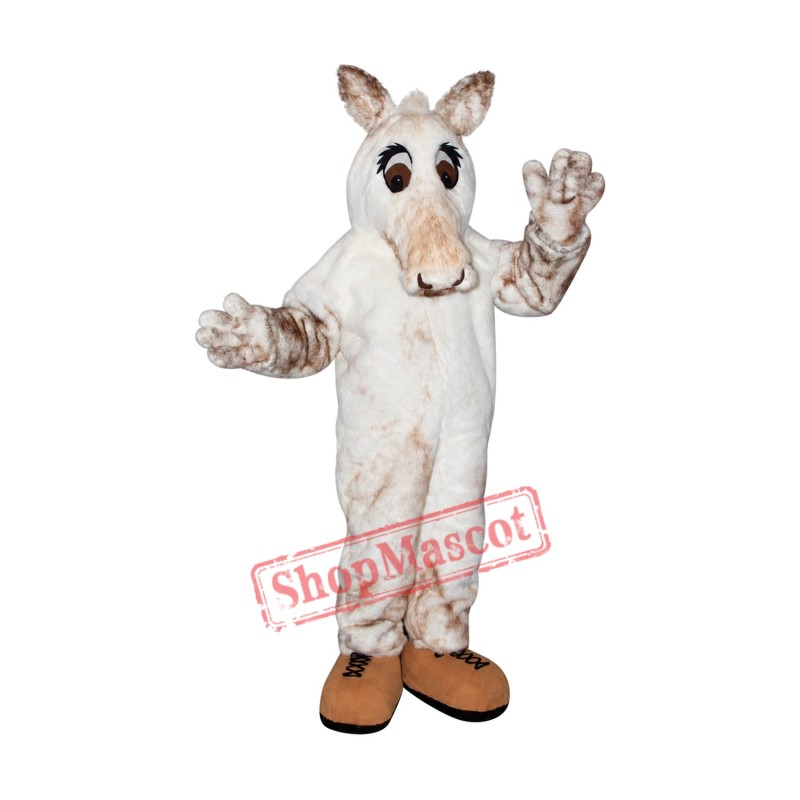 Superb Lightweight White Horse Mascot Costume
