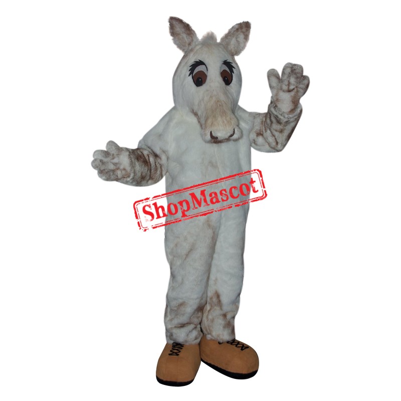 Superb Lightweight White Horse Mascot Costume