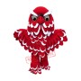Superb Lightweight Red Owl Mascot Costume