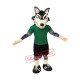 Power Sport Realistic Wolf Mascot Costume Power Sport Realistic Wolf Mascot Costume