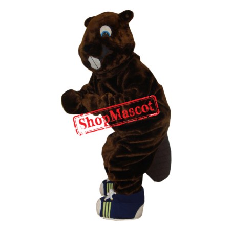 Superb Realistic Beaver Mascot Costume