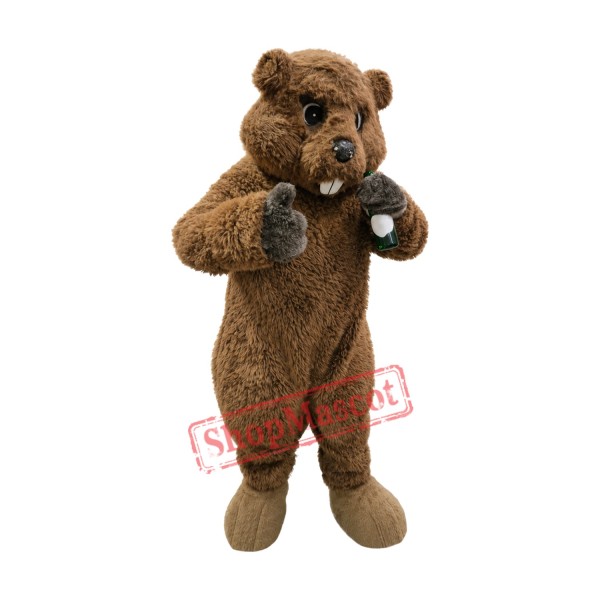 Realistic Lightweight Beaver Mascot Costume Realistic Lightweight Beaver Mascot Costume