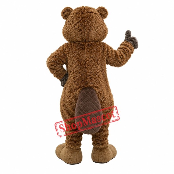 Realistic Lightweight Beaver Mascot Costume Realistic Lightweight Beaver Mascot Costume