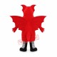Friendly Realistic Red Dragon Mascot Costume Friendly Realistic Red Dragon Mascot Costume
