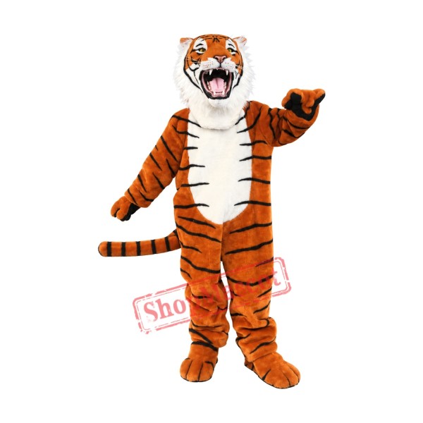 Superb Fierce Realistic Tiger Mascot Costume Superb Fierce Realistic Tiger Mascot Costume
