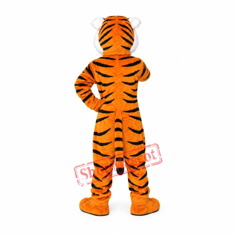 Superb Friendly Realistic Tiger Mascot Costume Superb Friendly Realistic Tiger Mascot Costume