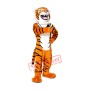 Superb Friendly Realistic Tiger Mascot Costume