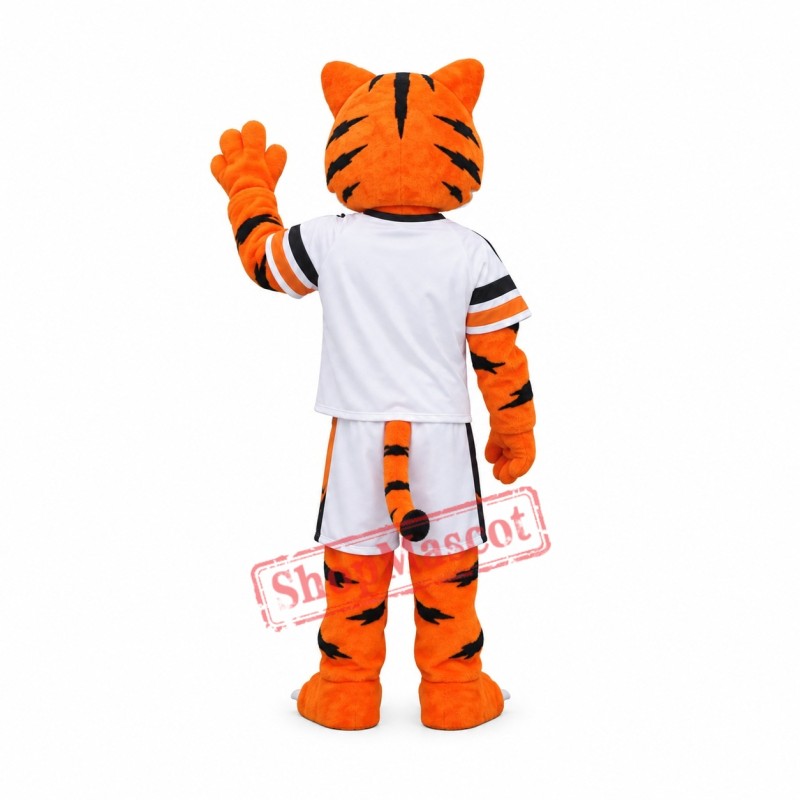 Sport Realistic Tiger Mascot Costume Sport Realistic Tiger Mascot Costume